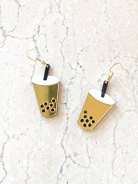 Boba Tea Earrings