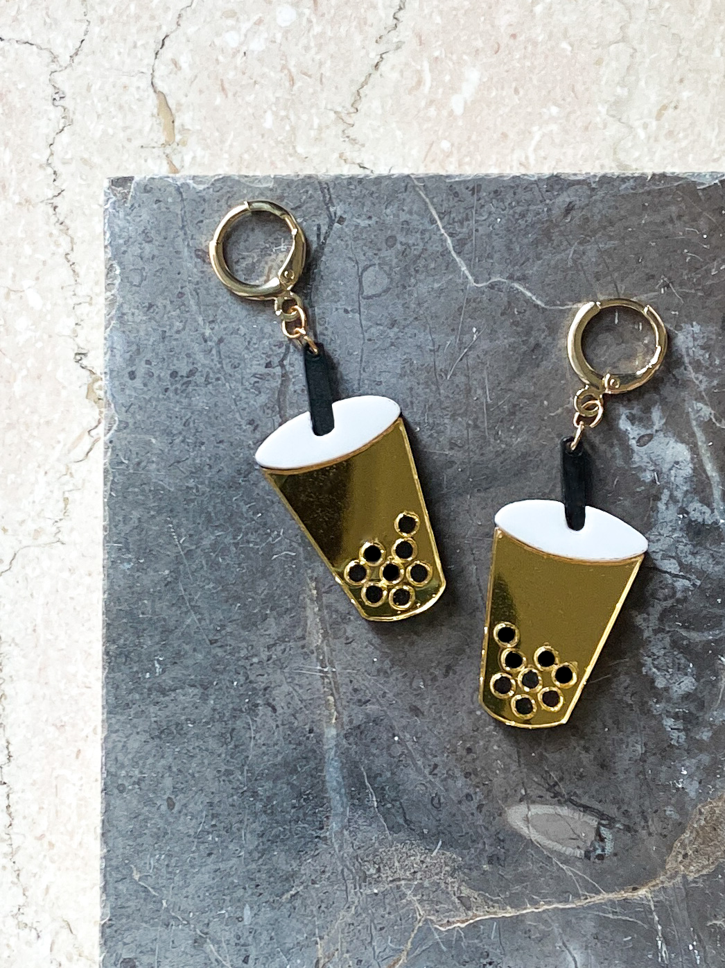 Boba Tea Earrings